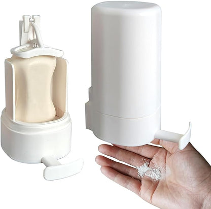 Wall-Mounted Soap Grinder for Travel & Bathroom - No Drilling, Waterproof