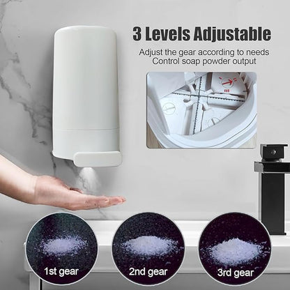 Wall-Mounted Soap Grinder for Travel & Bathroom - No Drilling, Waterproof